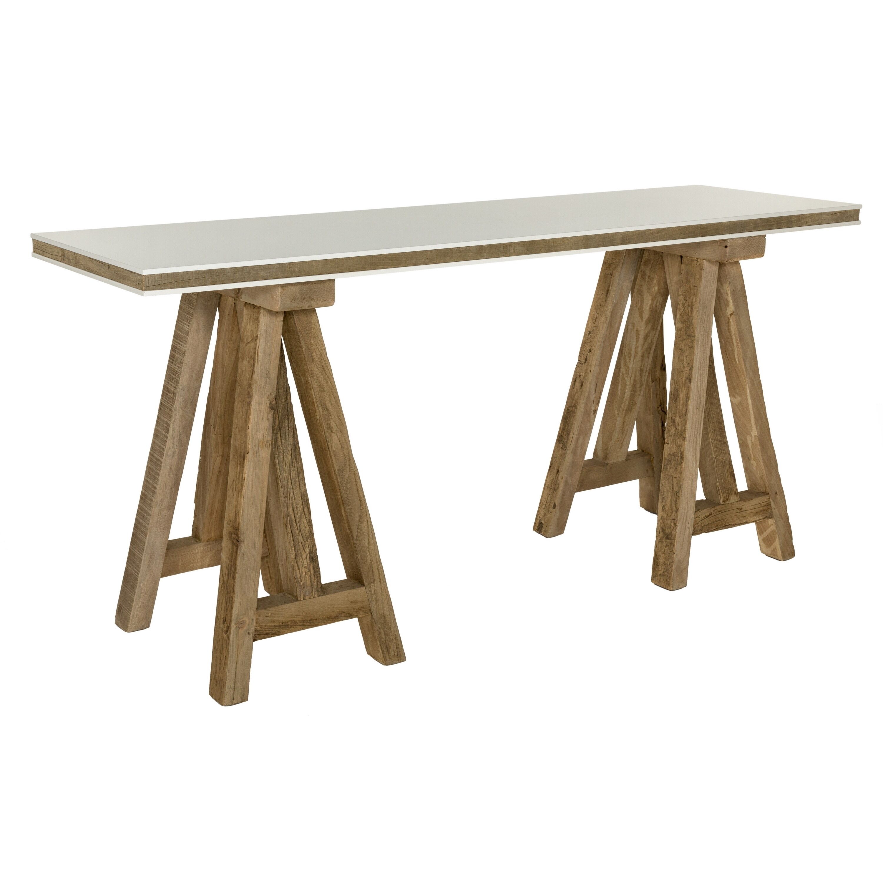 SAFAVIEH Couture High Line Collection Kirby Pine Natural Console Table