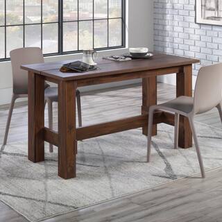 SAUDER Boone Mountain 55.118 in. Rectangle Grand Walnut Engineered Wood Top (Seats 4) 432077