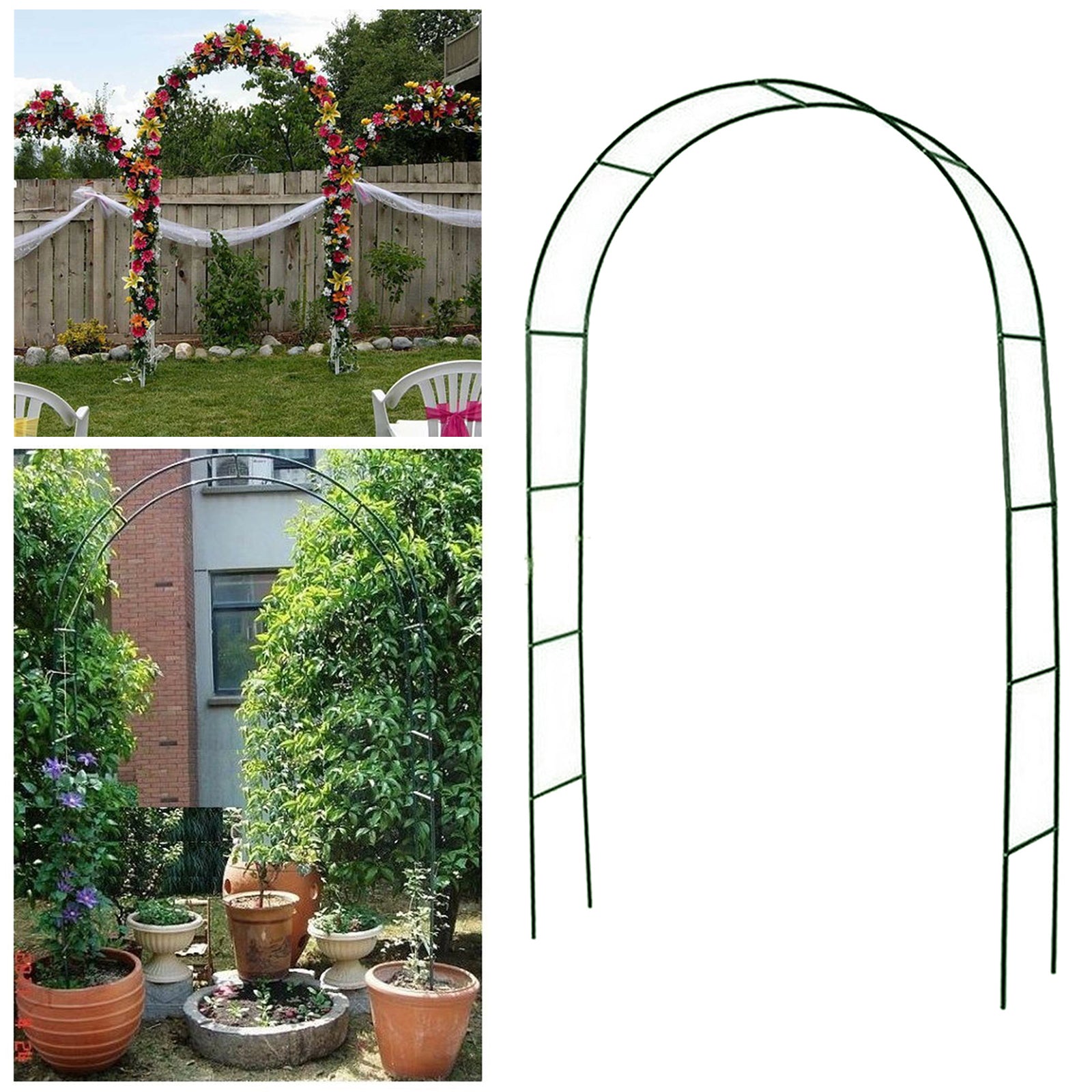 Wedding Arch Stackable Plants Vines Arbor Lightweight Balloon Arch DIY Arch for Baby Shower Outdoor Graduation Decorative Prop