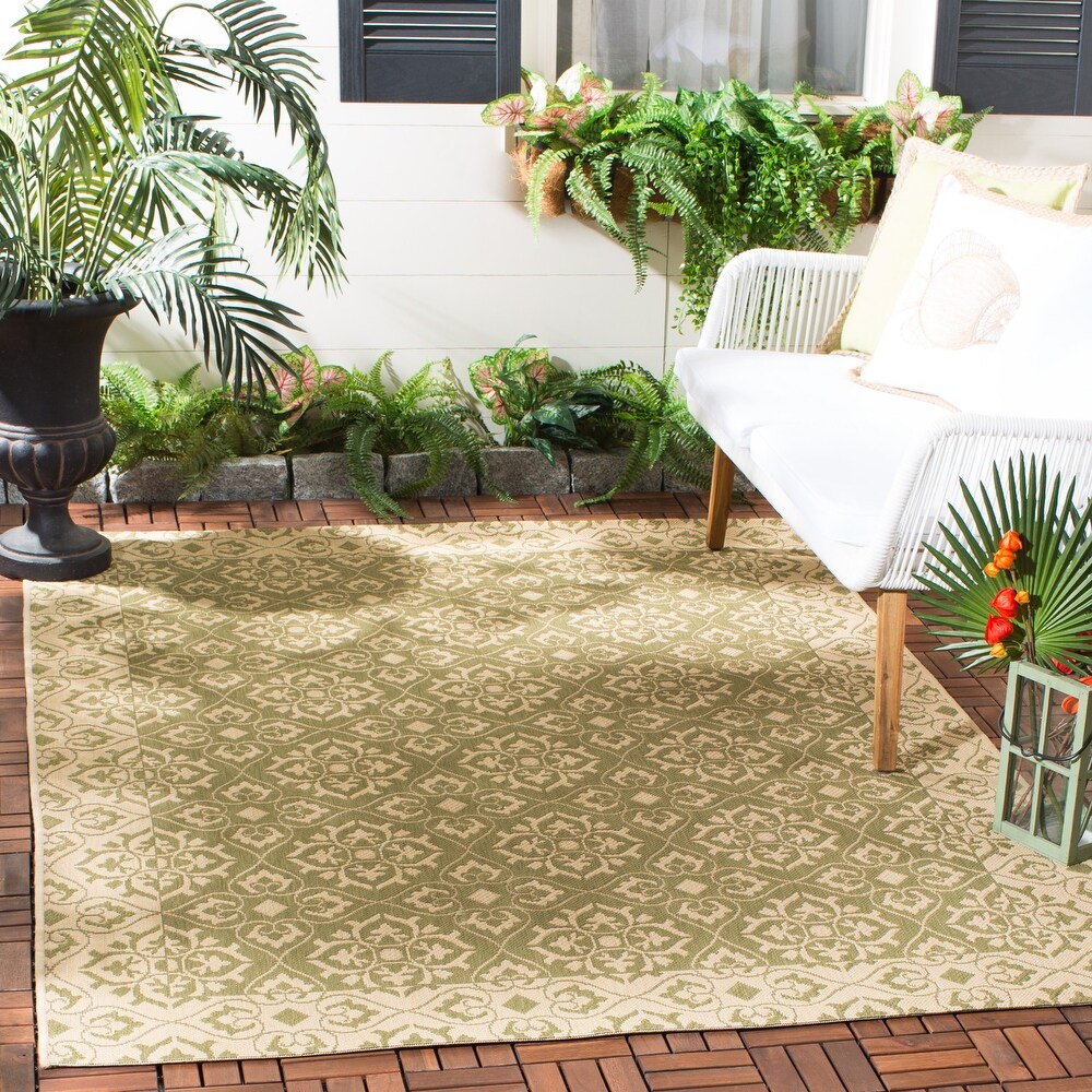 SAFAVIEH Courtyard Ardeth Indoor/ Outdoor Waterproof Patio Backyard Rug