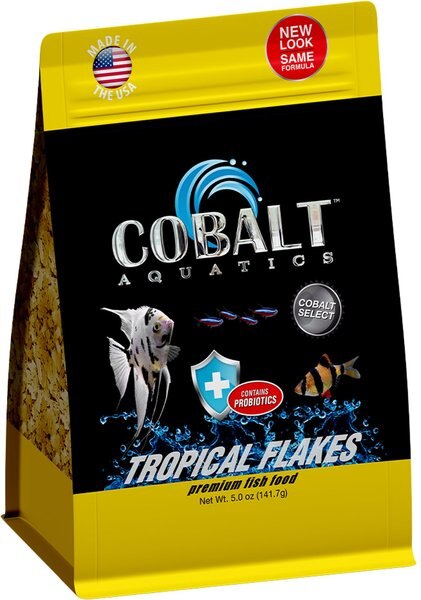 Cobalt Aquatics Select Tropical Flakes Fish Food