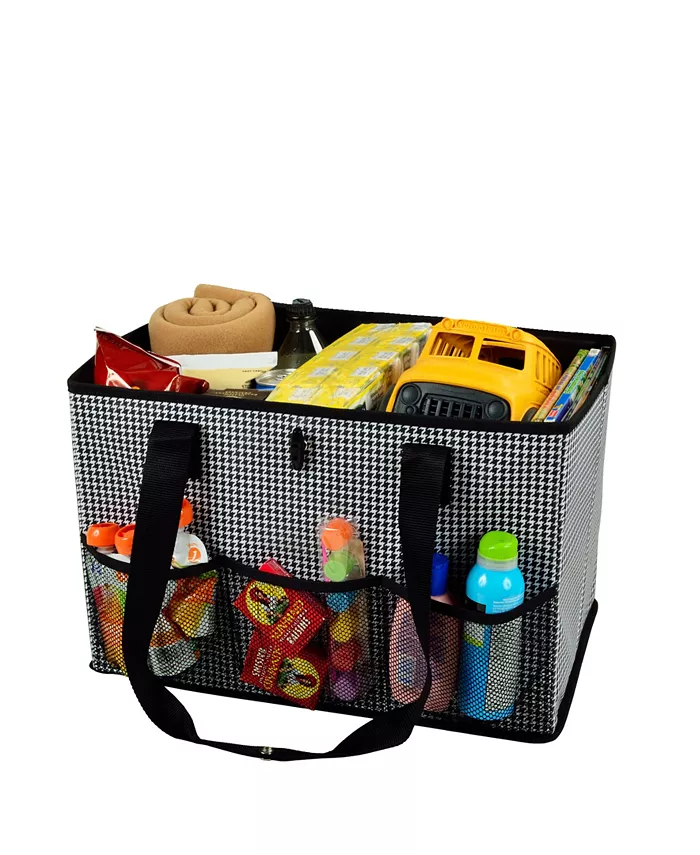 Picnic At Ascot Collapsible Storage Container Organizer with Lid - Home or Auto