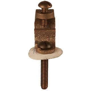 RACO 12 in. - 1 in. Bronze Ground Clamp RBC2DBAG1R