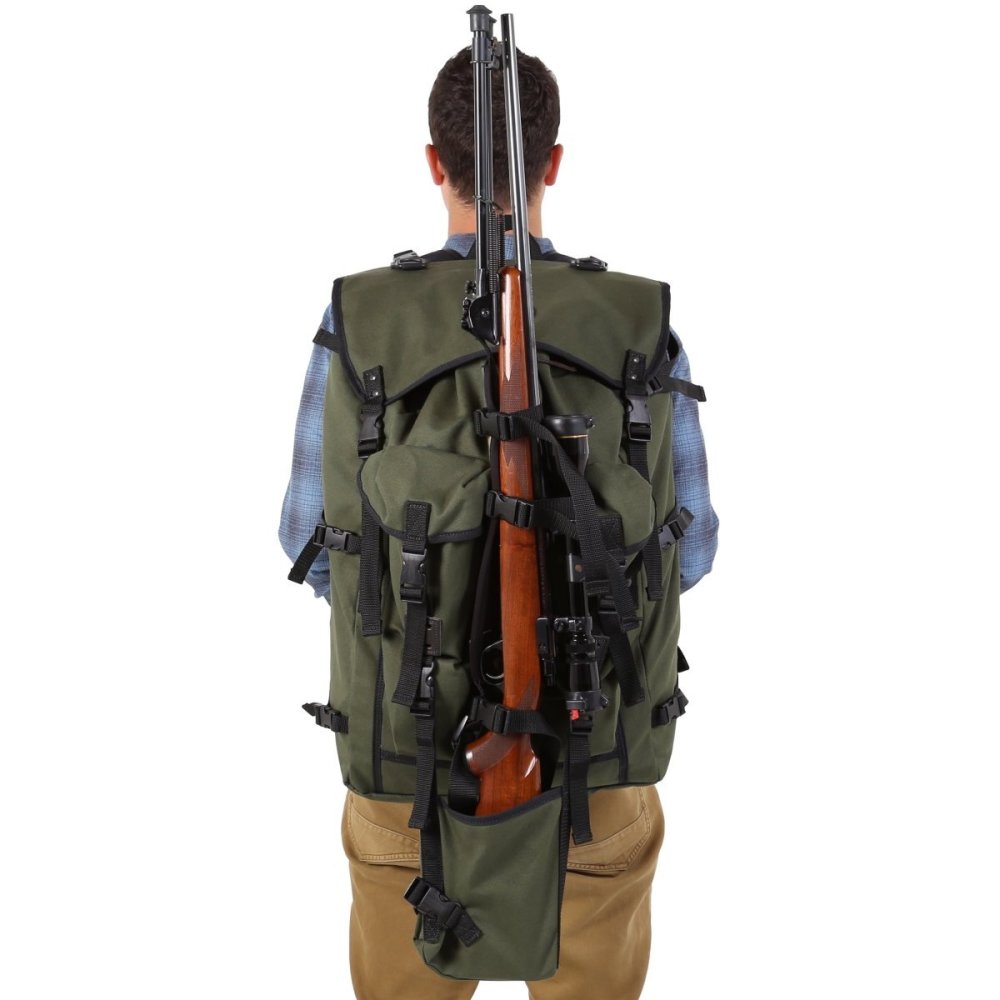 59 Liter Capacity Olive Drab Quiet Mountain Rifle Pack