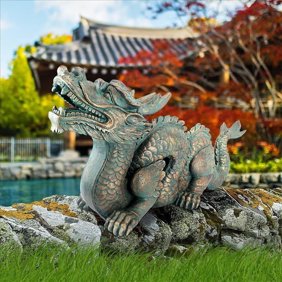 Design Toscano Large Asian Dragon Of The Great Wall