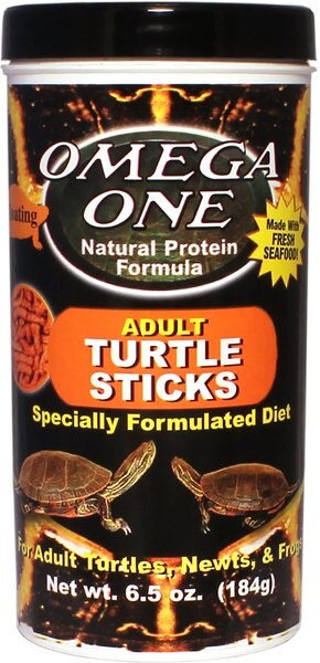 Omega One Adult Turtle Floating Sticks Food