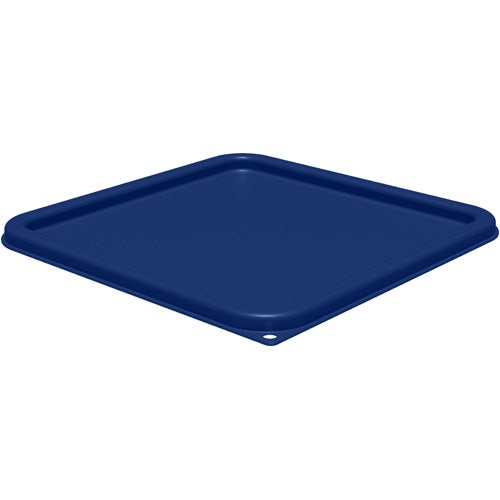 Carlisle 1197260 StorPlus Square Container Lid， 12-18-22 Qt， Royal Blue