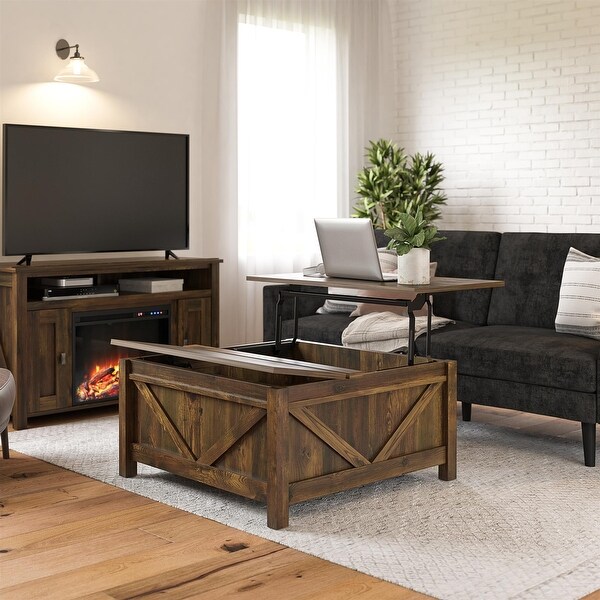 Avenue Greene Becken Ridge Lift-Top Coffee Table