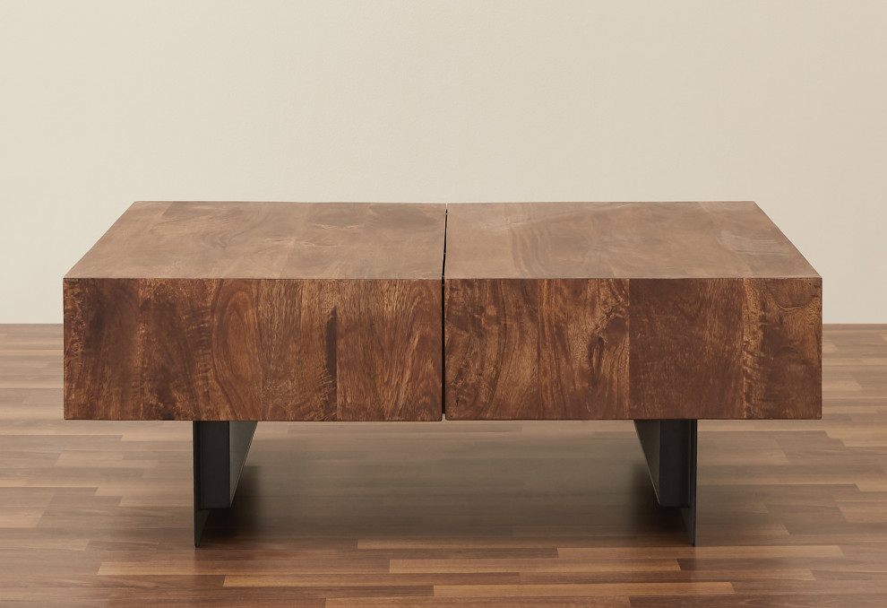 Glide Coffee Table   Industrial   Coffee Tables   by Oak Idea Corporation  Houzz