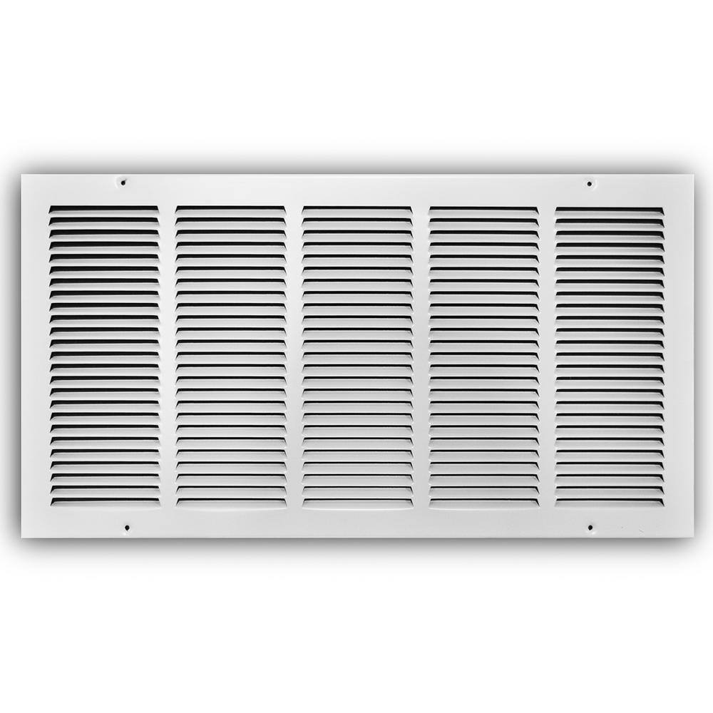 Everbilt 24 in. x 12 in. White Return Air Grille E17024X12