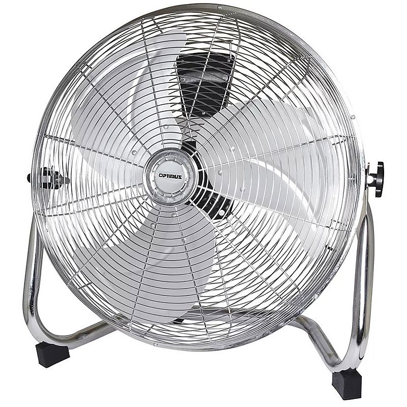 Optimus 12 in. Industrial Grade High Velocity Fan with Chrome Grill