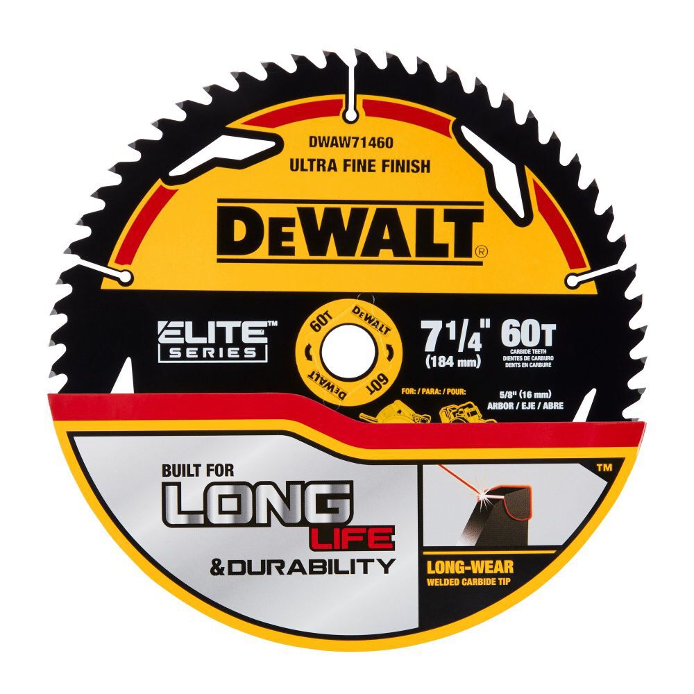 DEWALT Circular Saw Blade 7 1/4