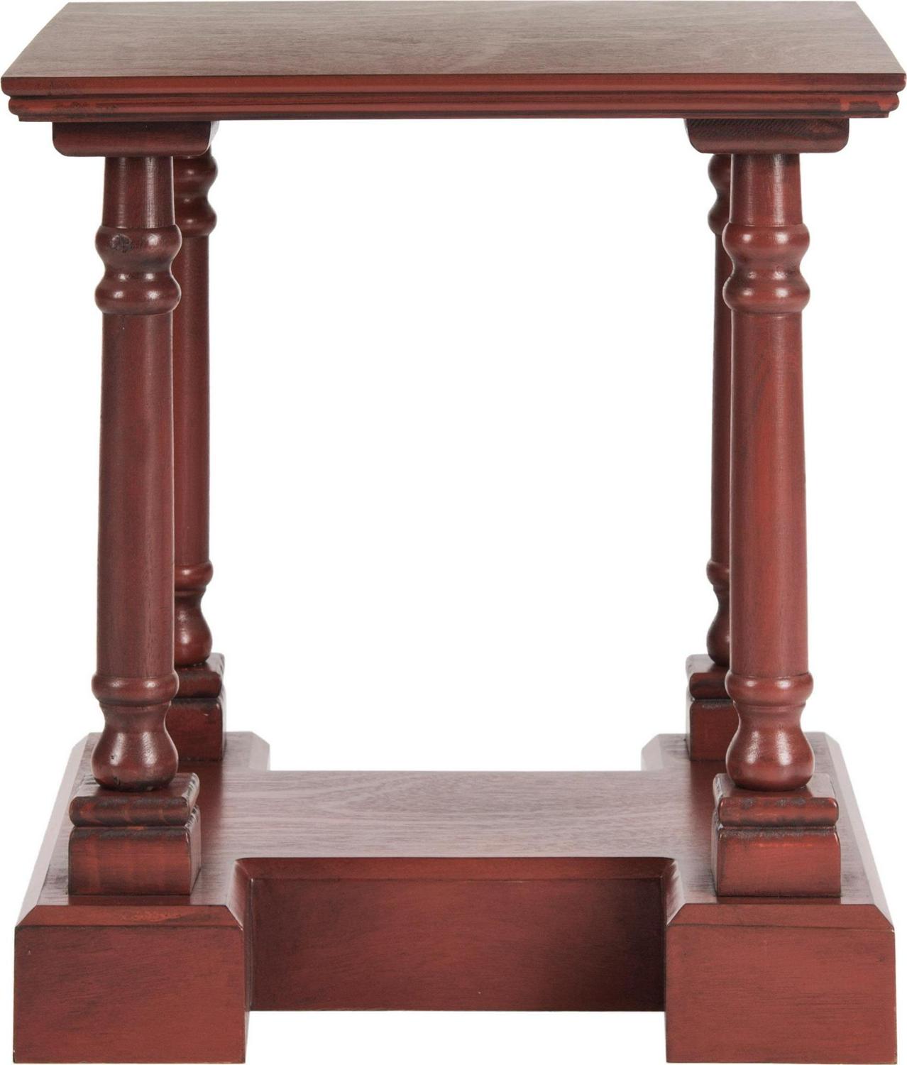 Safavieh Endora End Table， Red