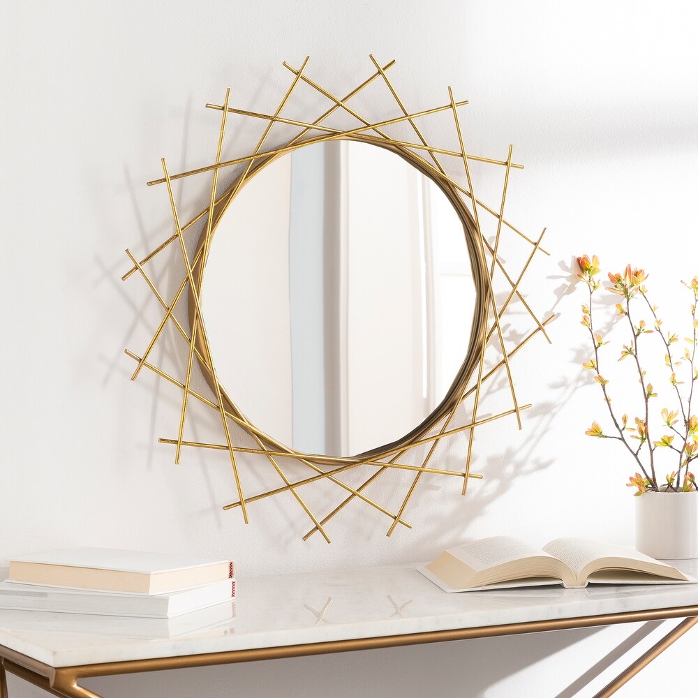 Artistic Weavers Warryn Golden Minimalist Sunburst Mirror   24\