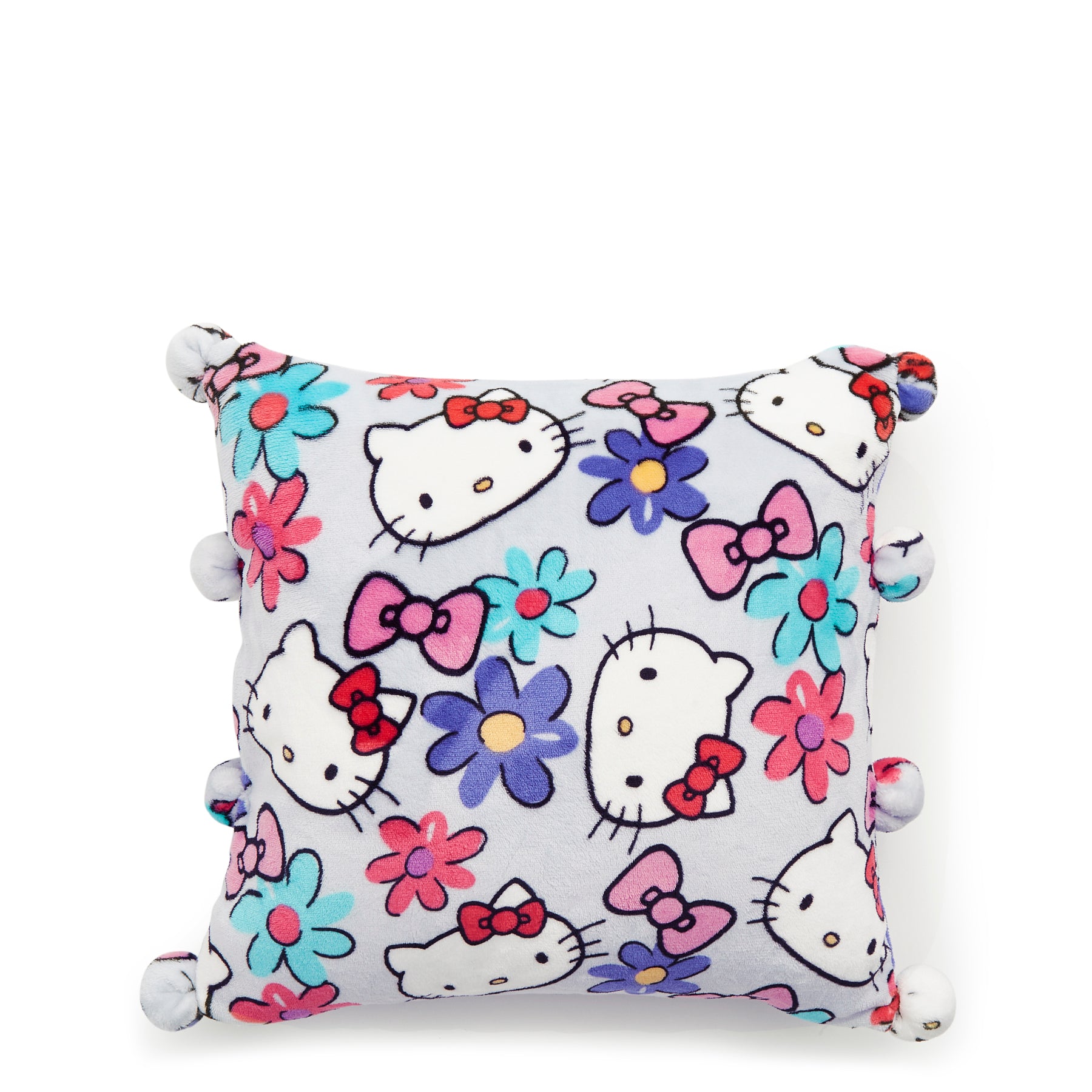 Hello Kitty? Whimsy Pom-Pom Pillow