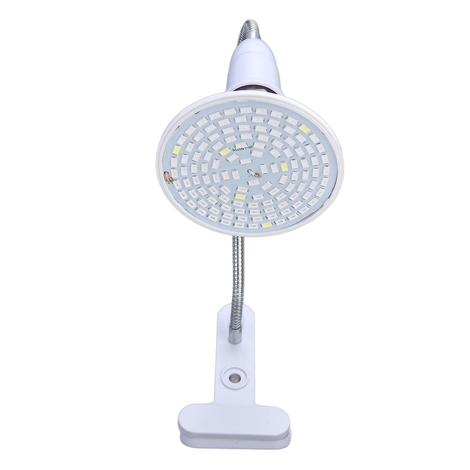 12w 120led Grow Light With Clip E27 E26 360 Rotatable Plant Light Red Blue Warm White Spectrum 110240vus Plug