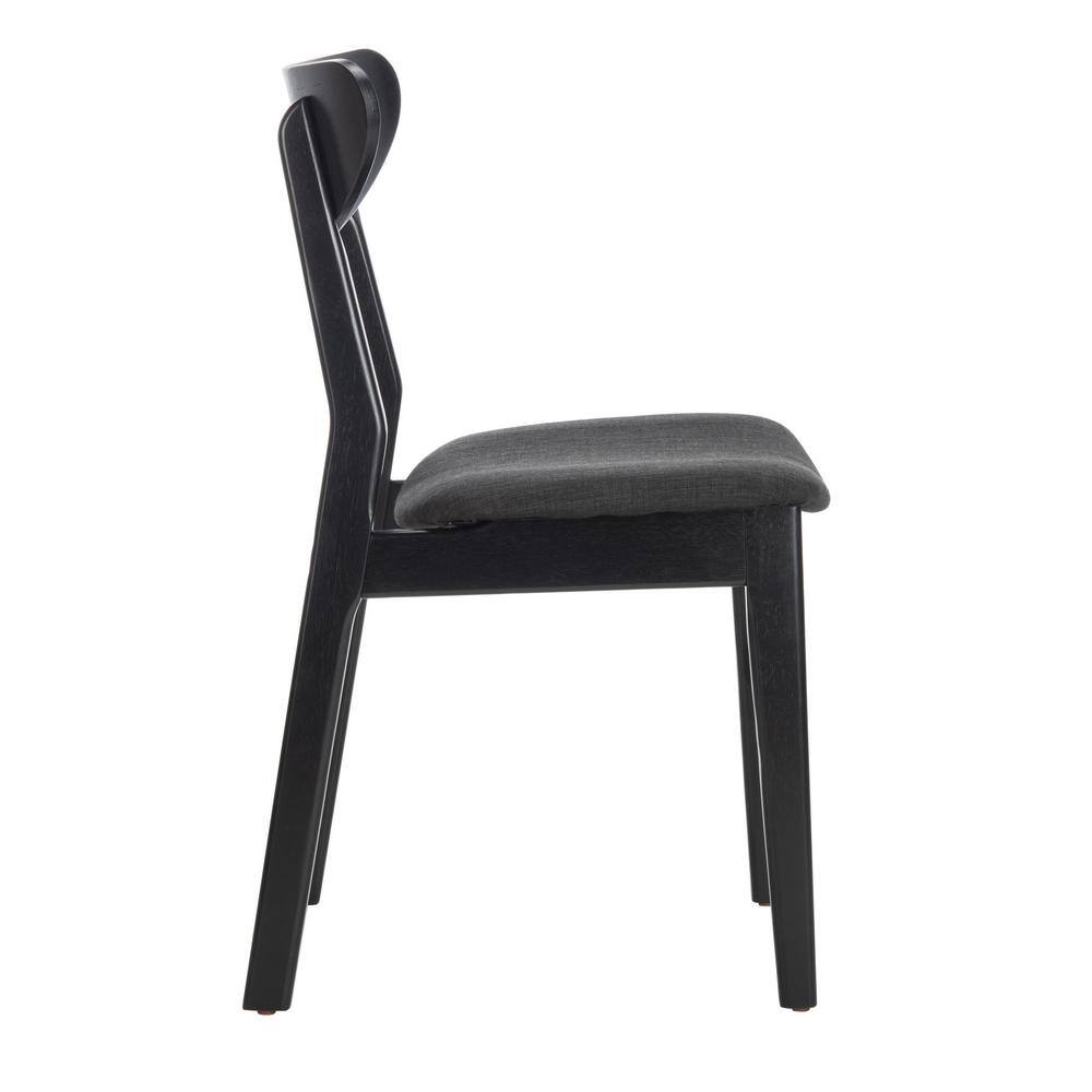 SAFAVIEH Lucca Black Dining Chair DCH1001J-SET2