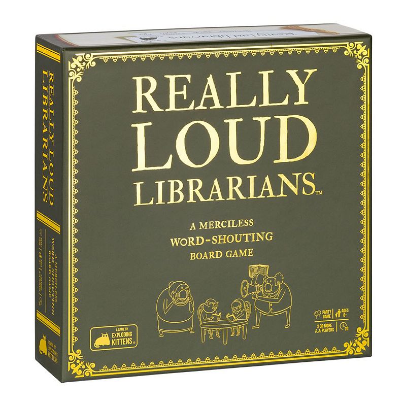 Exploding Kittens Really Loud Librarians Game