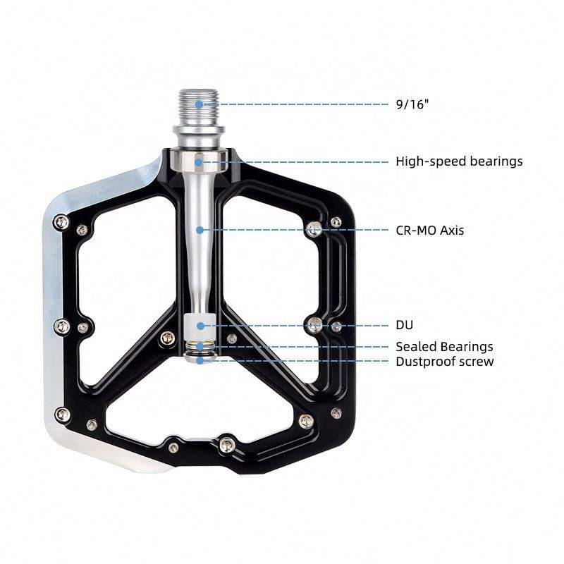 Lightweight CNC Aluminium oy Dustproof Adult Bike Pedal Waterproof  MTB Road Bicycle Parts