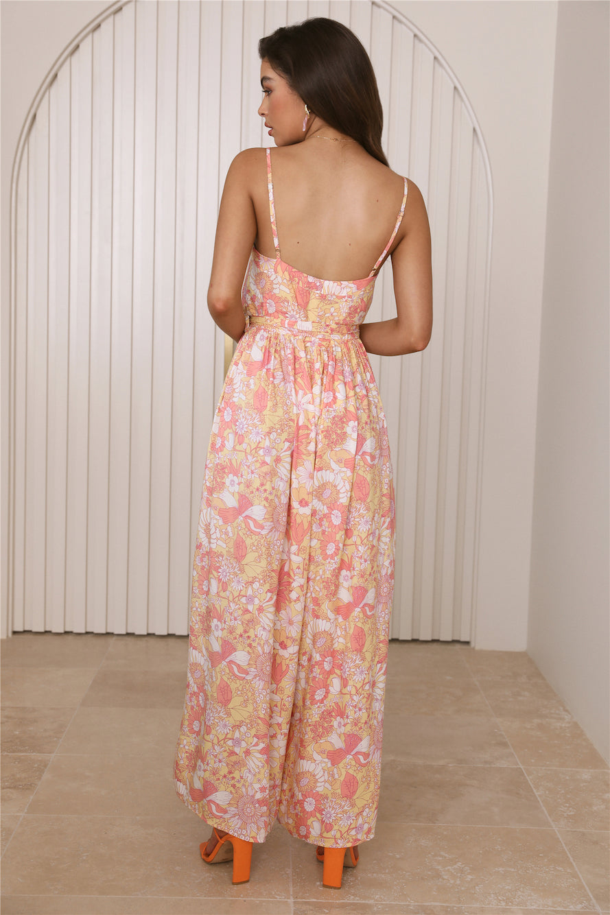 Not One To Forget Jumpsuit Pink