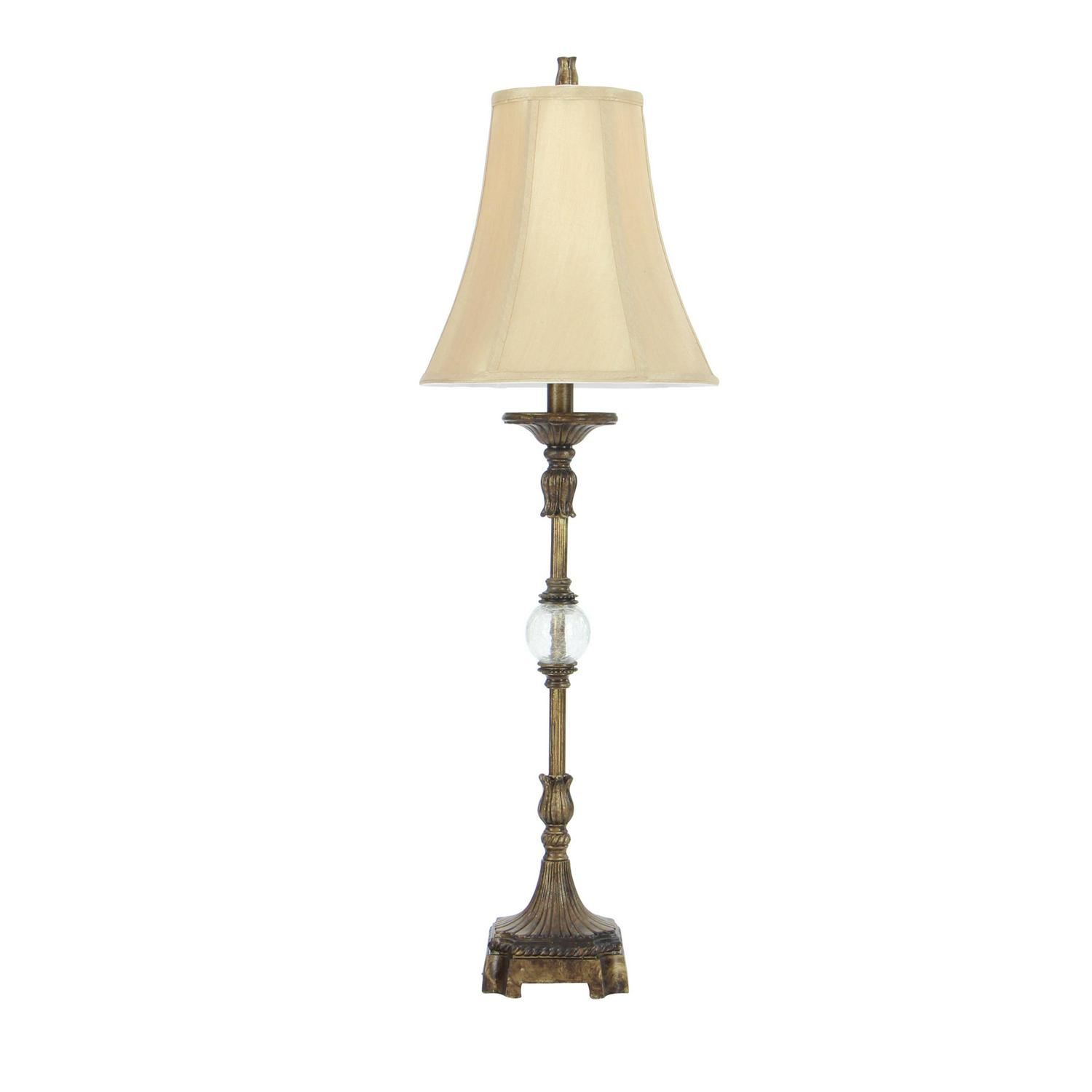 DecMode Bronze Polystone Tuscan Buffet Lamp 34