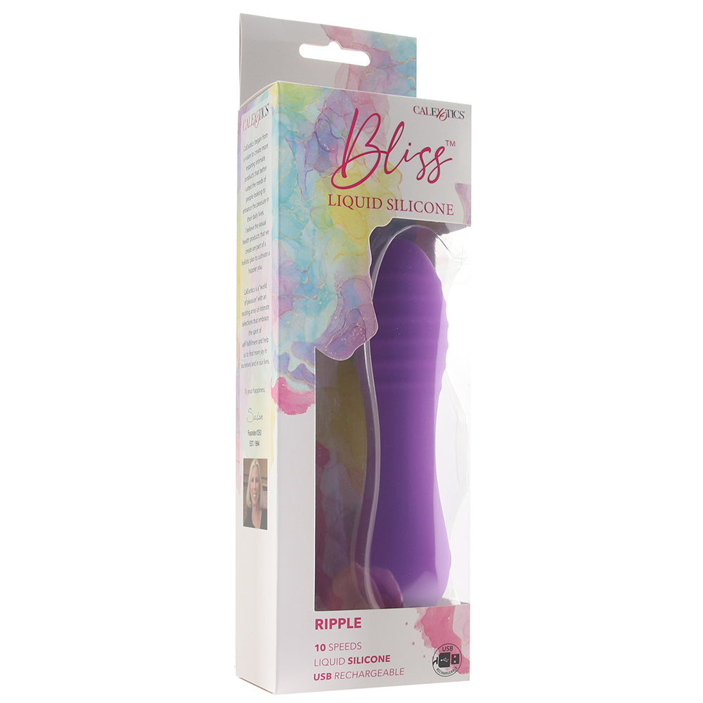 Bliss Liquid Silicone Ripple Vibe