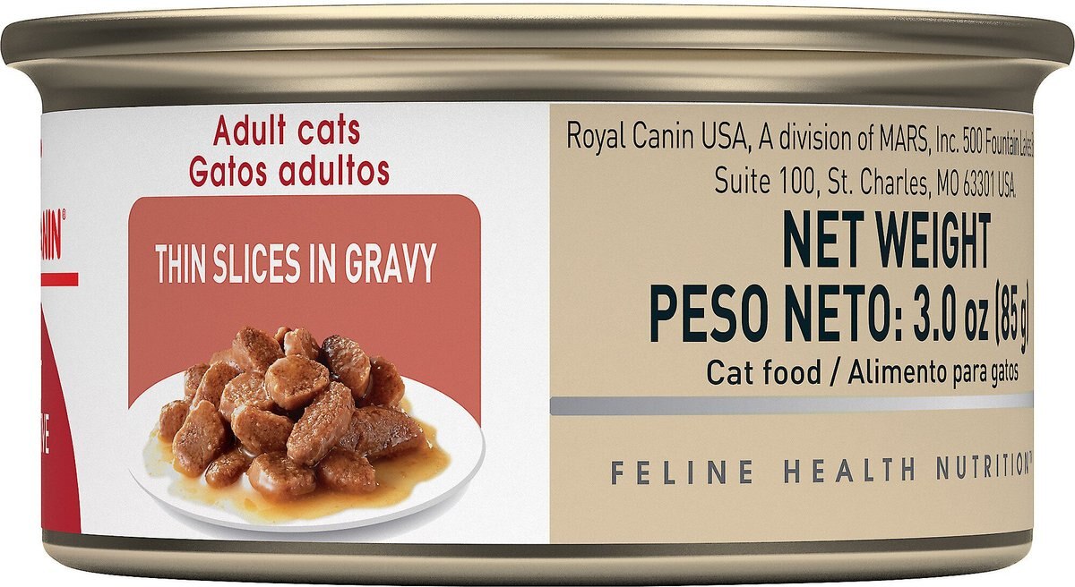 Royal Canin Feline Health Nutrition Adult Instinctive Thin Slices in Gravy Canned Cat Food