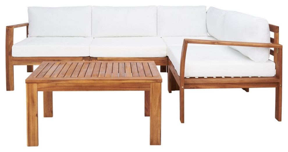 Safavieh Endelia Outdoor Living Set   Transitional   Outdoor Lounge Sets   by Safavieh  Houzz