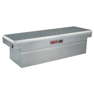 Delta 72.125 Diamond Plate Aluminum Full Size Crossbed Truck Tool Box 1701000