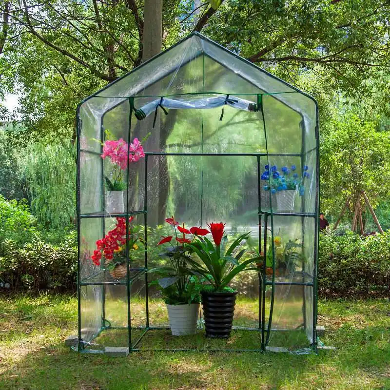 2023 From China Manufacturer  Hot Selling New Design Agricultural Small Size Independent Space Garden Greenhouses/