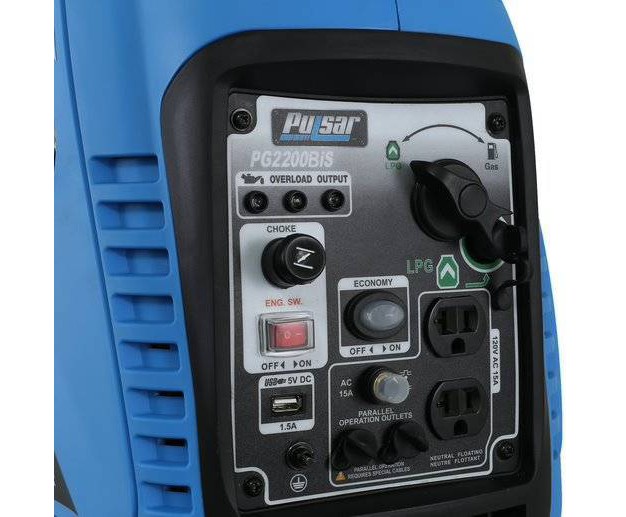 Pulsar 2200w Dual Fuel Propane amp Gasoline Inverter Generator