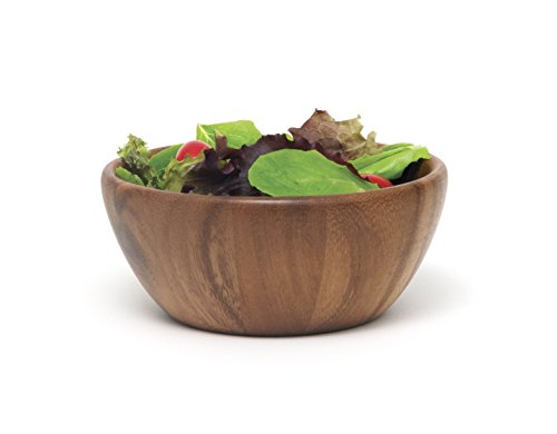 Lipper Acacia Round Flair Serving Bowl