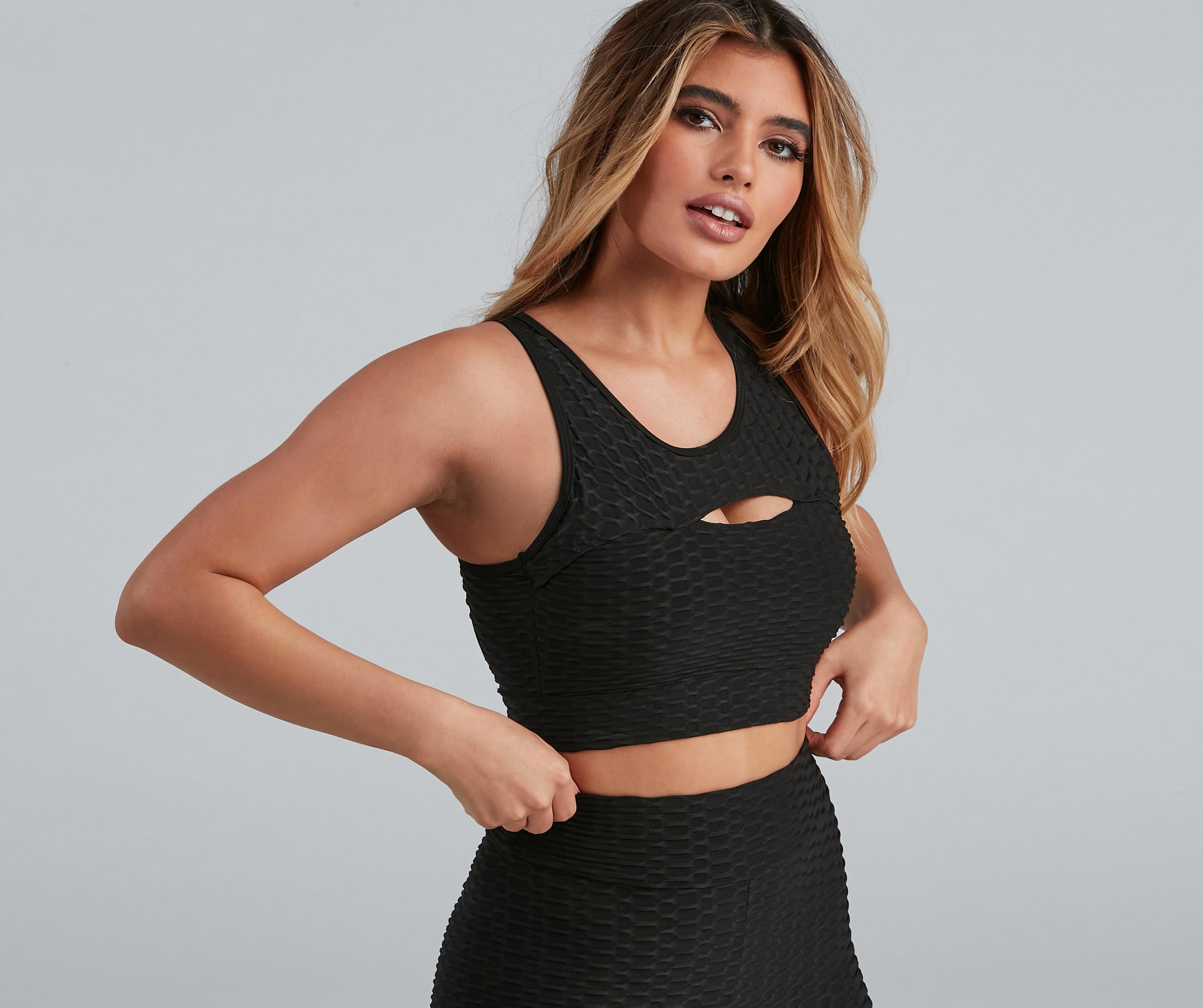 Break A Sweat Active Keyhole Sports Bra