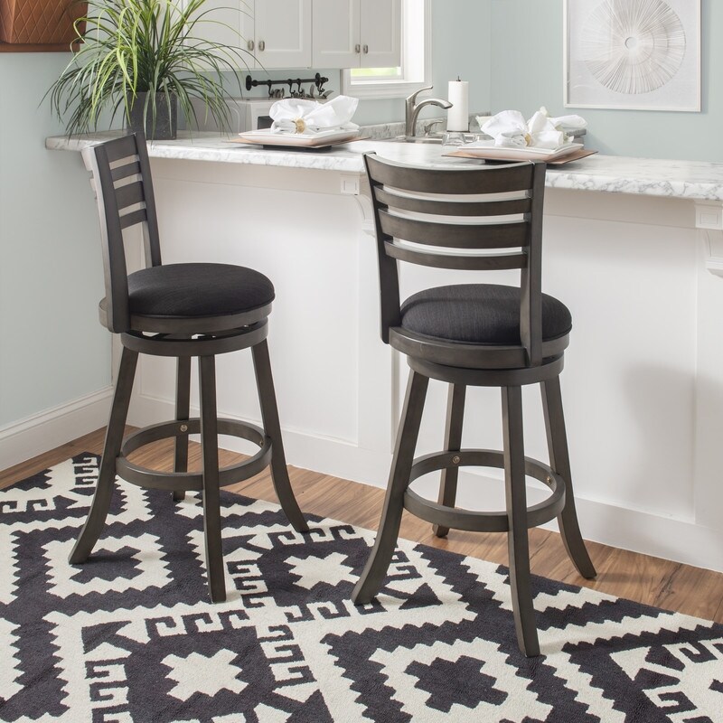 Paola Farmhouse Grey Barstool