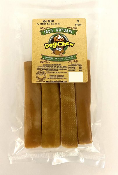 Tibetan Dog Chew Medium Breed Grain-Free Sticks Dog Treats