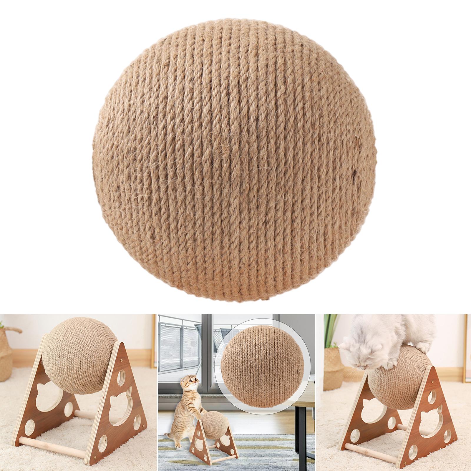 Stable Cat Scratching Ball Scratching Ball Natural Sisal Grinding Claw 6.30inch