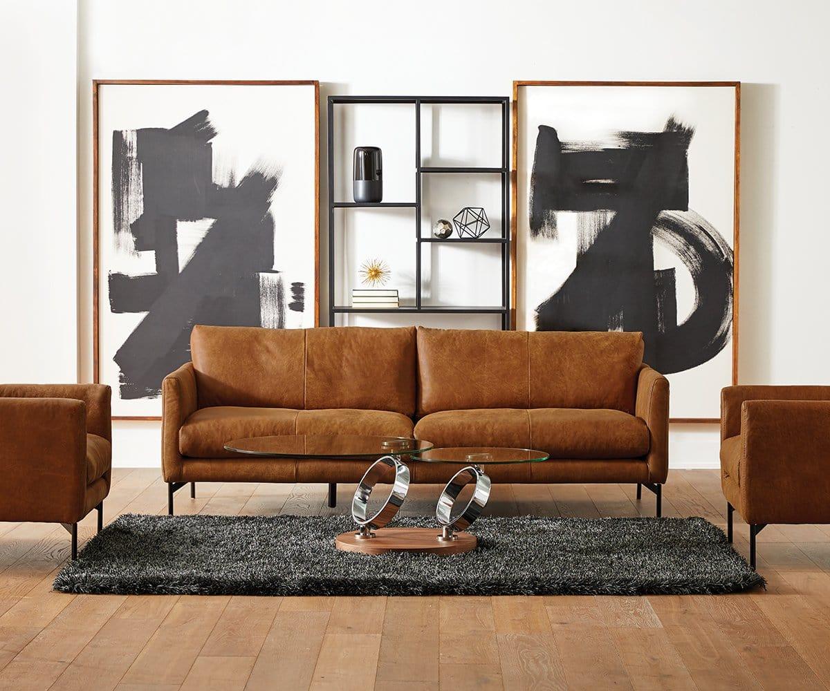 Warren Leather Sofa