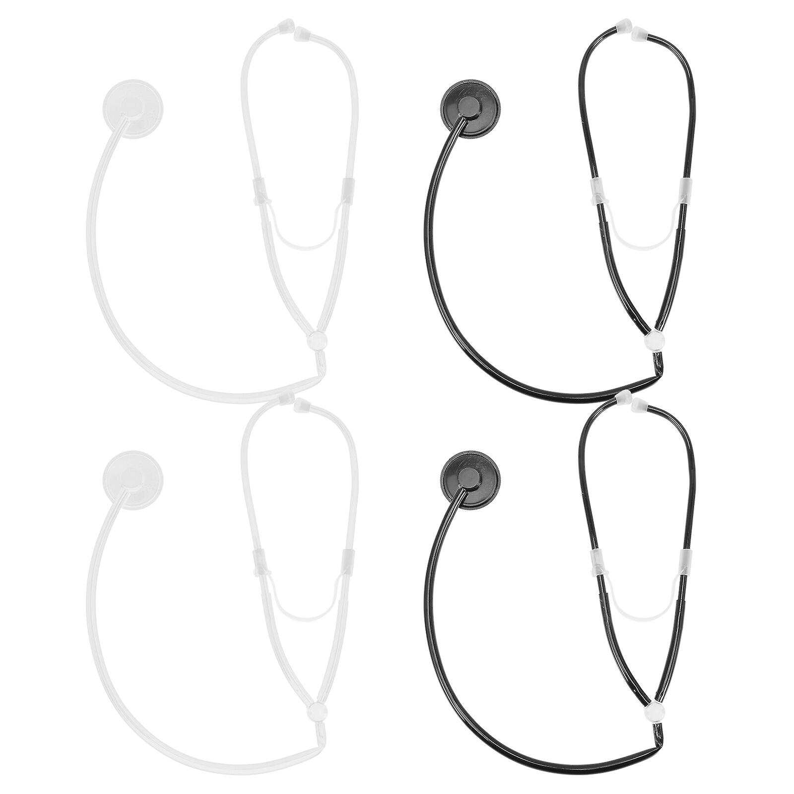 4pcs Stethoscope Toy Real Working Plastic Stethoscope Toy Simulation Stethoscope