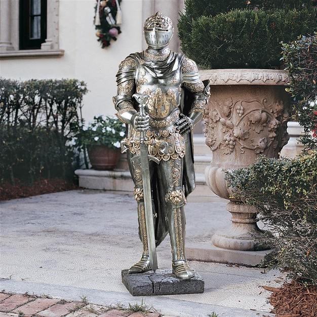 Design Toscano The King x27 s Guard Sculptural Half scale Knight Replica