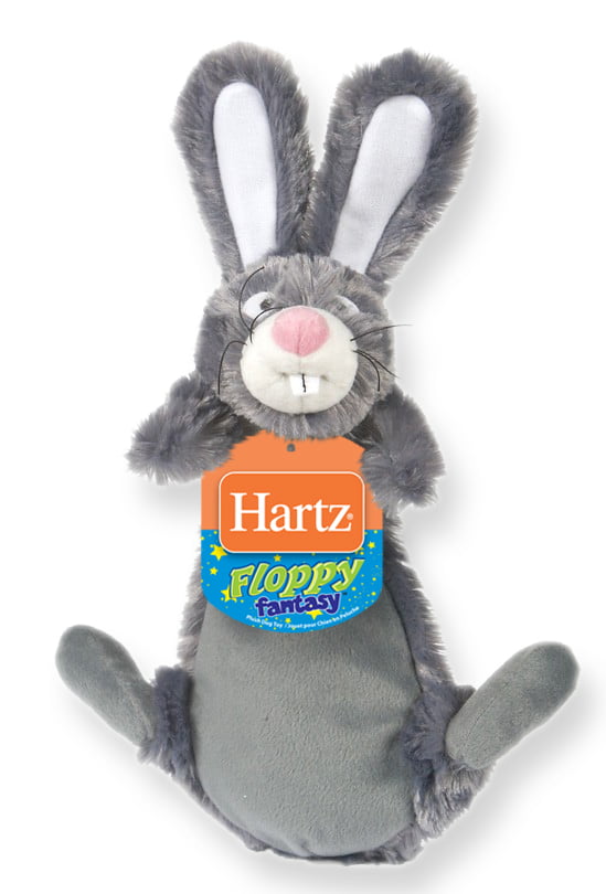 Hartz Floppy Fantasy Cuddly Squeaky Dog Toy， Animal May Vary