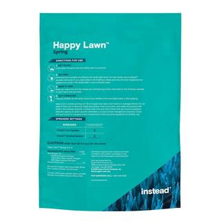 instead Happy Lawn 25.46 lbs. 4000 sq. ft. Spring Dry Lawn Fertilizer 26024-1