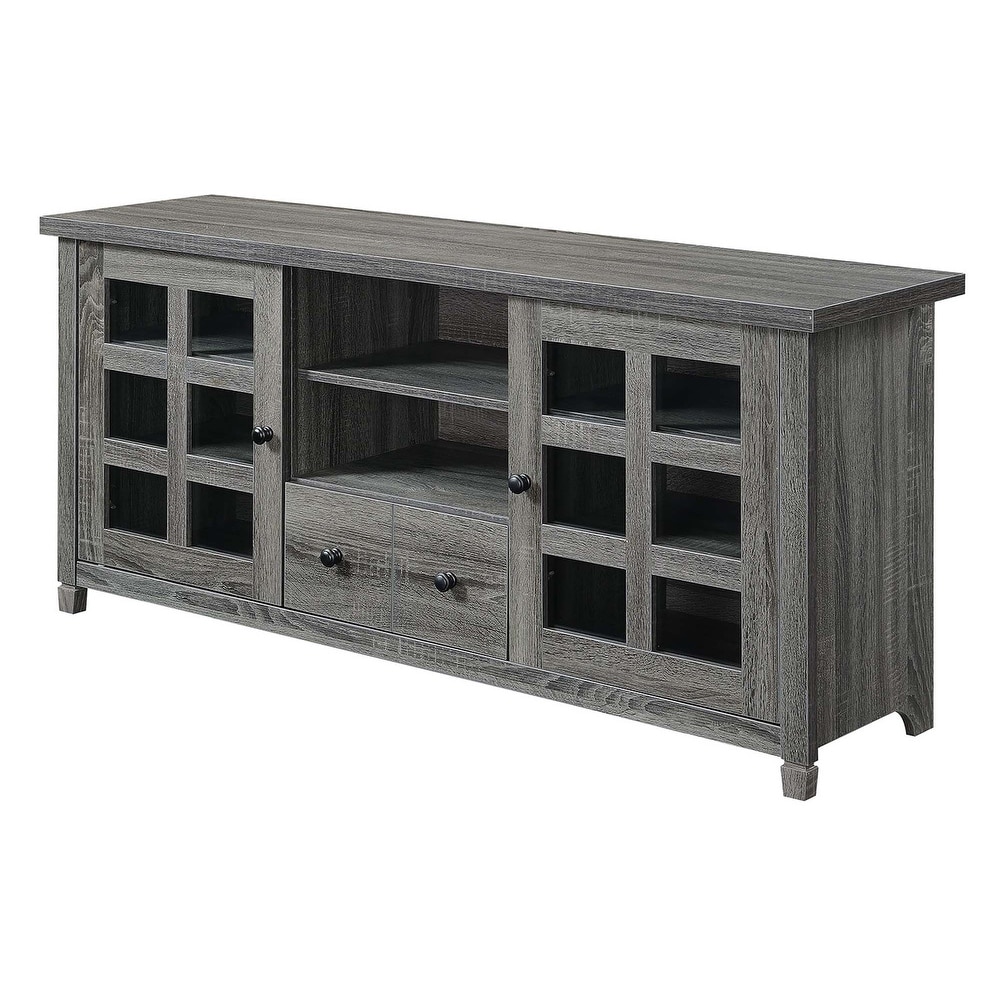 Newport Park Lane 1 Drawer TV Stand with Storage Cabinets and Shelves for TVs up to 65 Inches