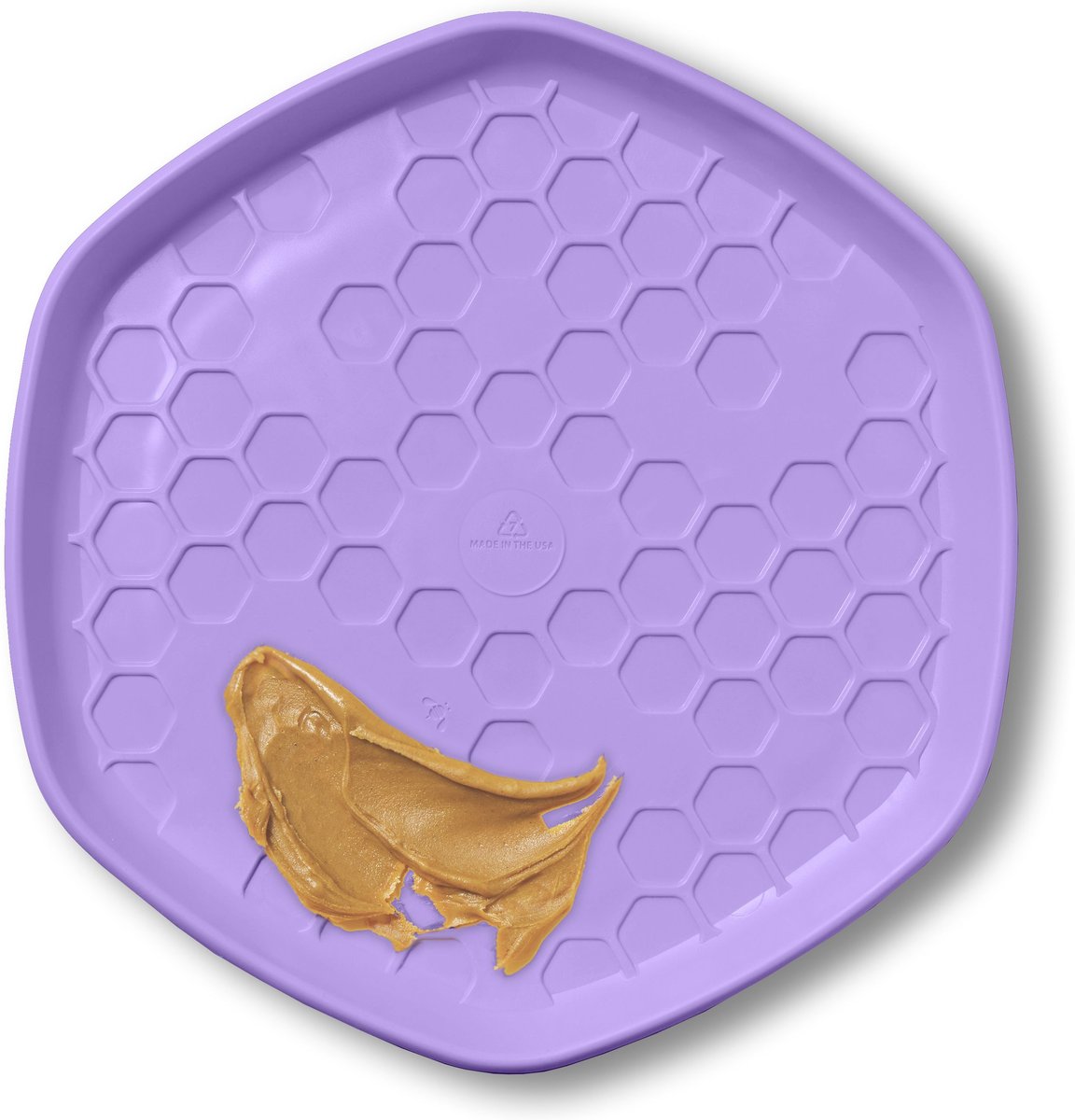 Project Hive Pet Company Hive Calming Lavender Scented Disc and Lick Mat Dog Toy， Purple