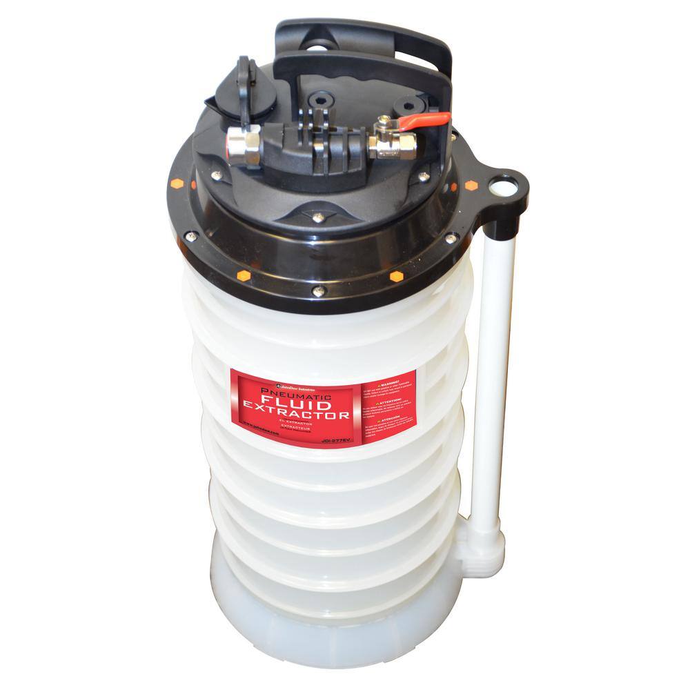 JohnDow Industries 2.7 Gal. Pneumatic Air Operated Fluid EvacuatorExtractor JDI-277EV