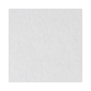 Premiere Pads 12 in. Dia Standard Polishing White Floor Pad (Case of 5) BWK4012WHI