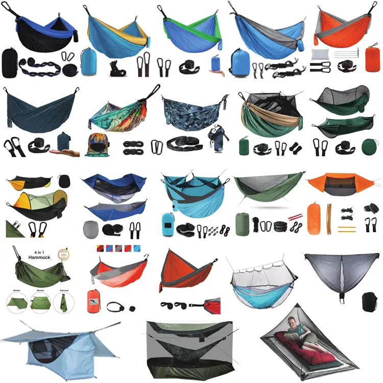 Outdoor Hiking Camping Accessories Hammock Tent Sleeping Bag Travel Outdoor Tent Camping Gear Instant Glamping Tente De