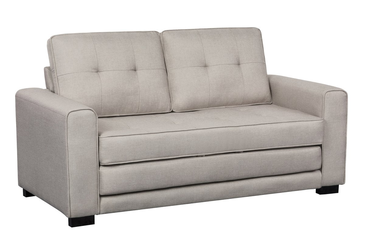 US Pride Furniture Franco Sleeper Loveseat, Beige