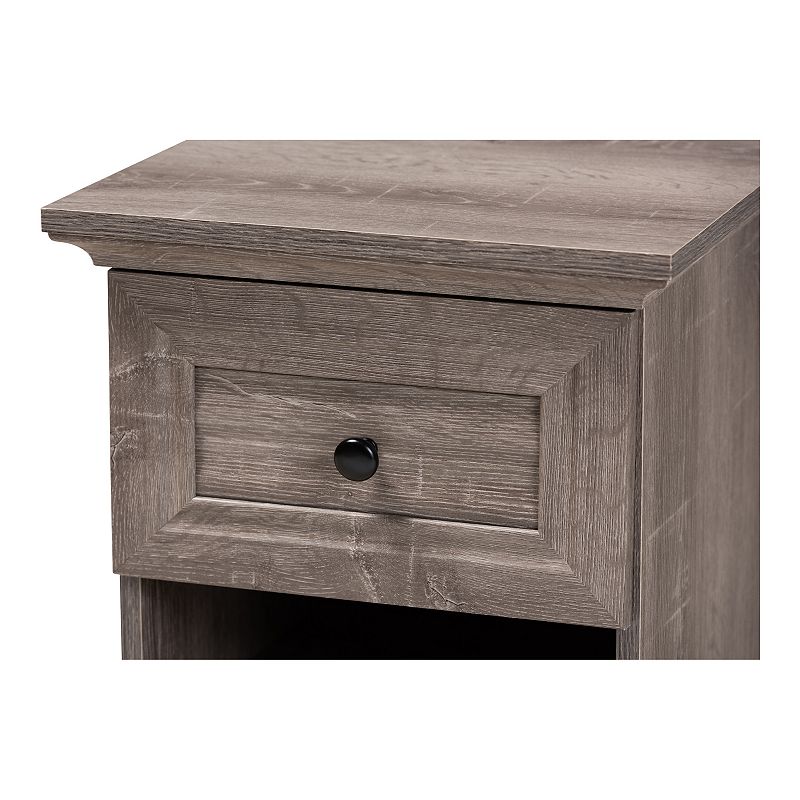 Baxton Studio Dara Nightstand Table