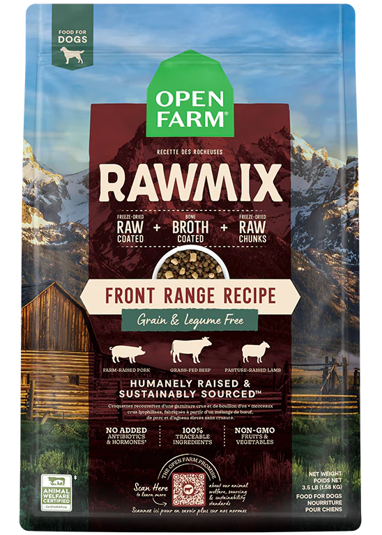 Open Farm Front Range Grain-Free RawMix Food for Dogs