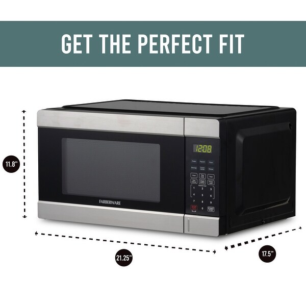 1.1 Cu. Ft 1000-Watt Microwave Oven， Stainless Steel Shopping - The Best Deals on Over-the-Range Microwaves | 38888658